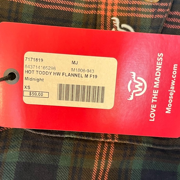 🆕 Moosejaw Men's Plaid Flannel Shirt XS Multicolor Long Sleeve Casual Unisex - Picture 8 of 10